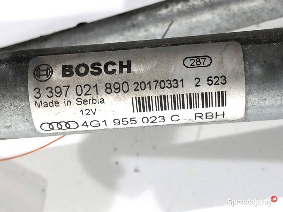 MECHANIZM WYCIERACZEK PRZÓD AUDI A6 C7