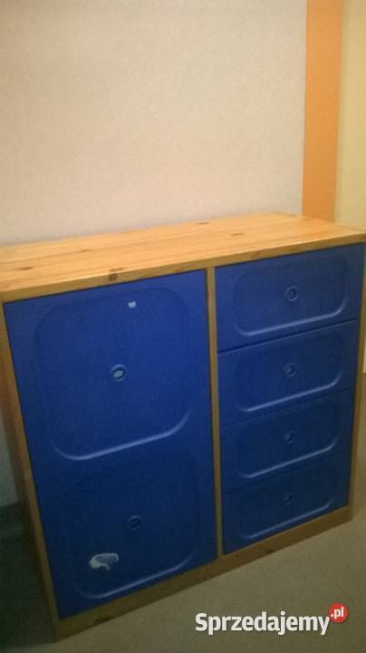 Regał IKEA Leksvik - drewno - HEMNES - szafki RTV IKEA-szafa