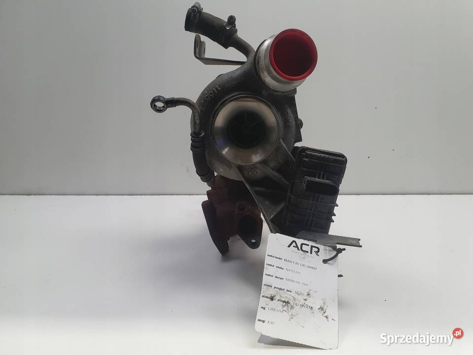 BMW F10 F11 F30 F20 20 D TURBOSPRĘŻARKA Turbosprężarki