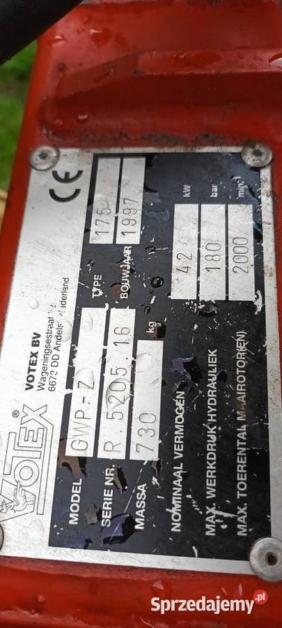 Mulczer kosiarka bijakowa Votex GWPZ 2 metry łódzkie Krasik