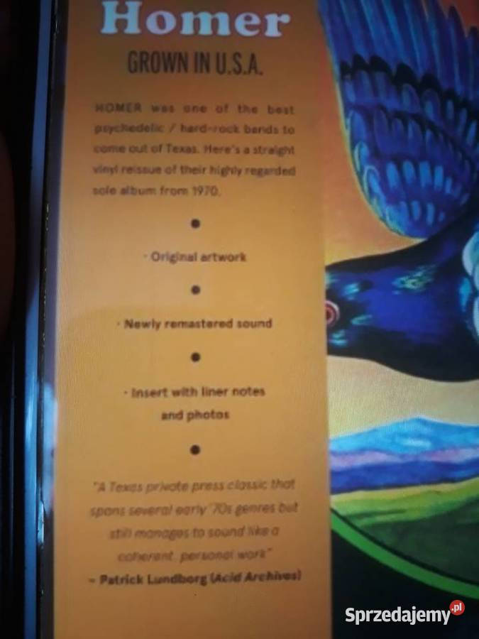Archiwum psych hard rocka HOMER Grown in USA Rzeszów