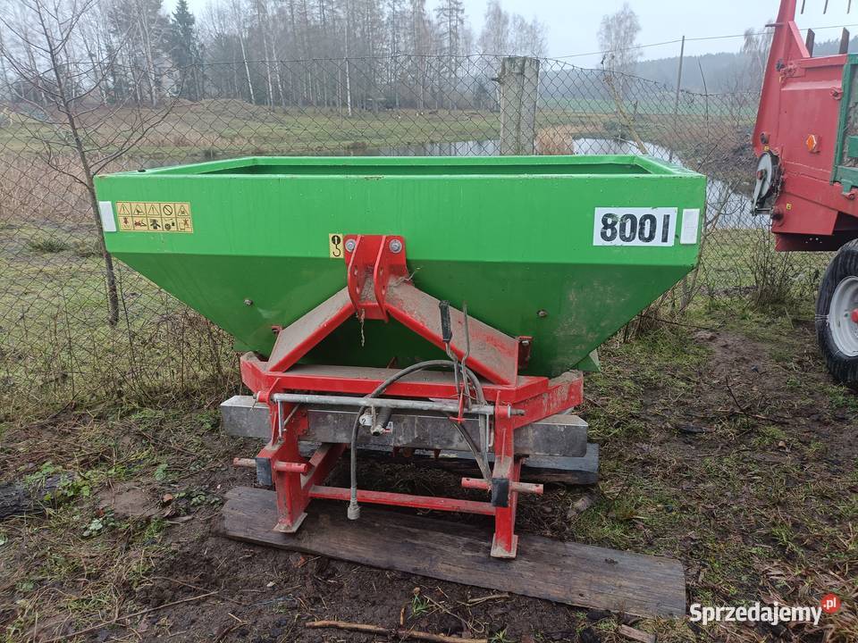 Rozsiewacz nawozów strumyk 800L w stanie nieuszkodzony Łask sprzedam