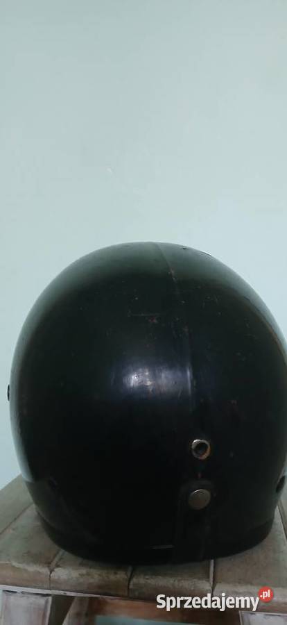 Stary kask motocyklowy z PRL Kraków
