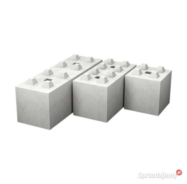 Blok betonowy typ 60 bloki betonowe mury oporowe Mińsk Mazowiecki