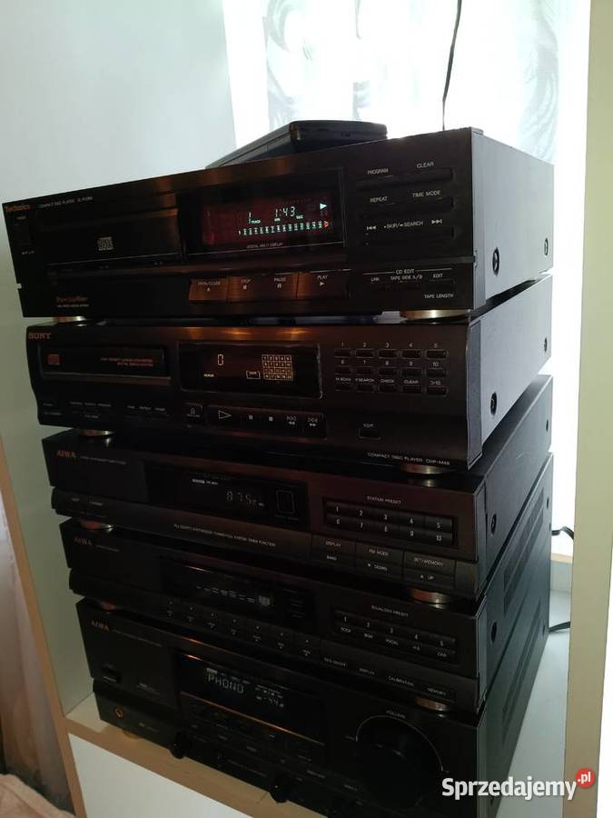 MIDI wieża Aiwa Cd Sony Technics Mielec