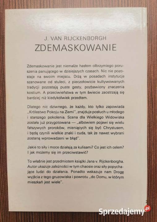 Rijckenborgh Zdemaskowanie Lędziny