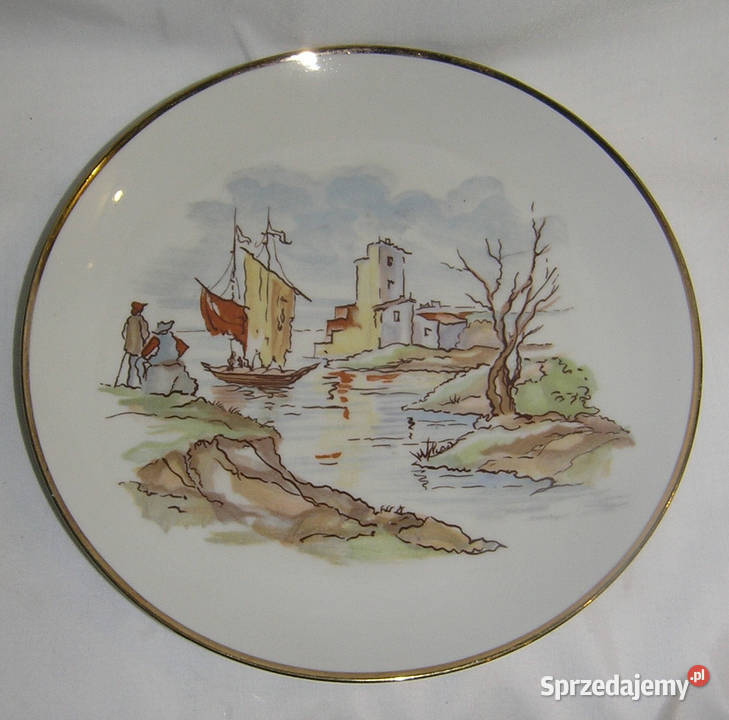 patera vintage ręcznie malowana porcelanaD20 Bartków sprzedam
