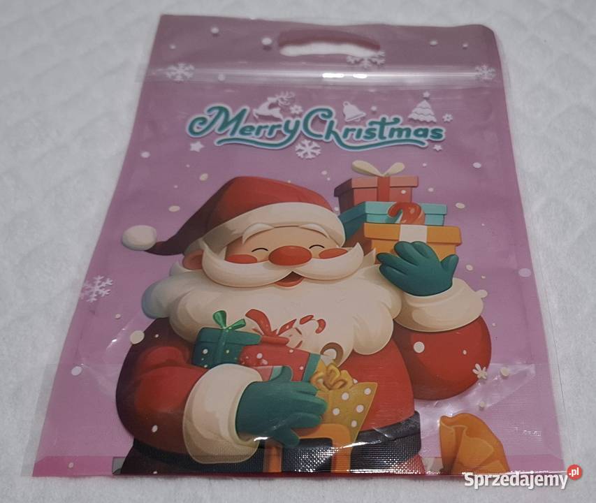 Worek strunowy reklamówka Merry Christmas Pozostałe Czeladź