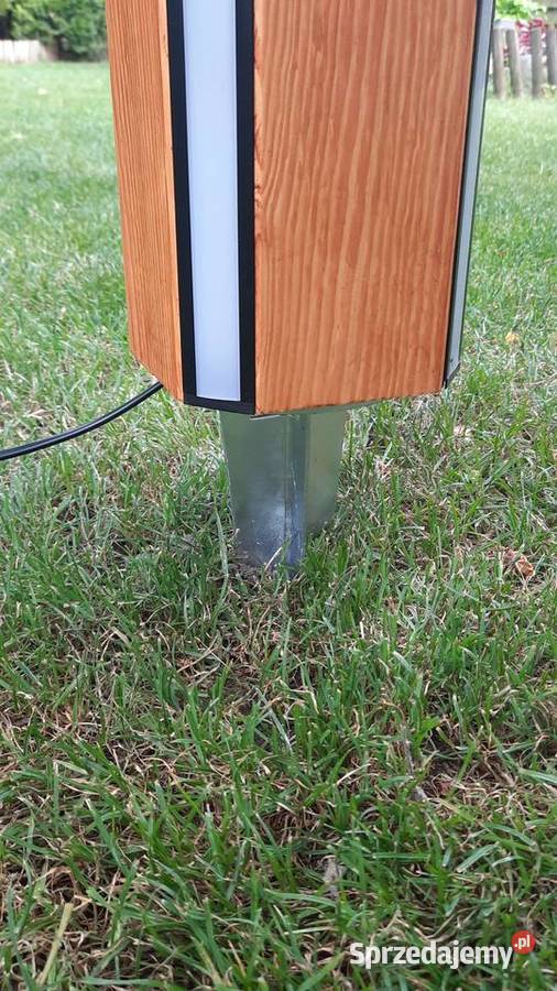 Stylowa drewniana lampa WiFi LED RGBW Szamotuły