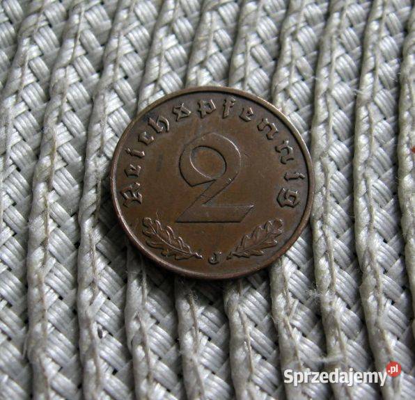 Niemcy 10 Reichspfennig 1938r J Kalisz