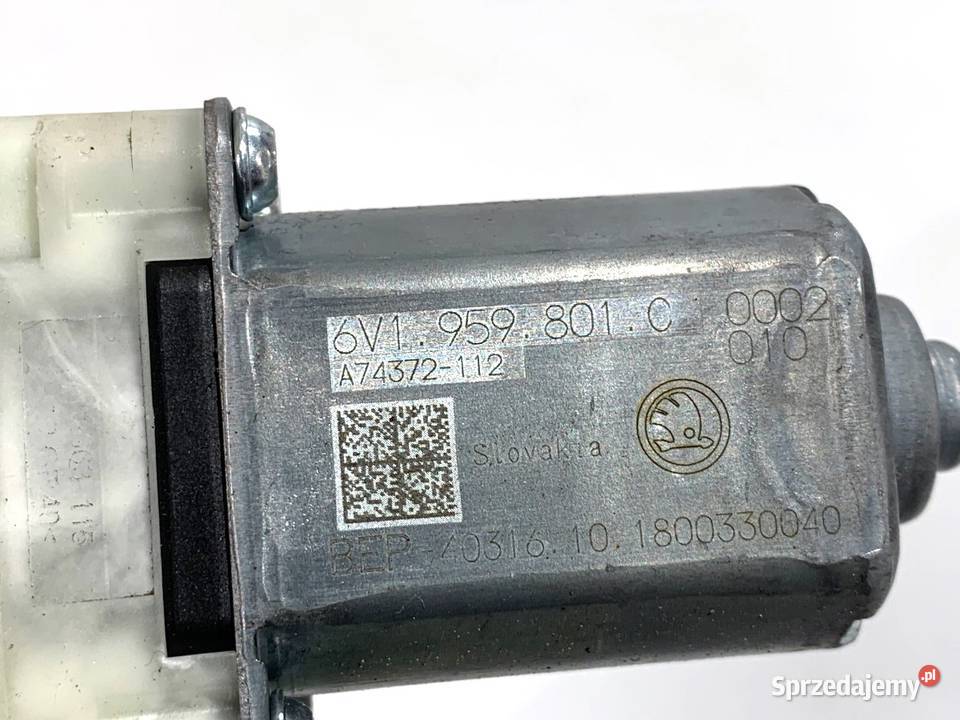 PODNOŚNIK SZYBY LEWY PRZÓD SKODA RAPID