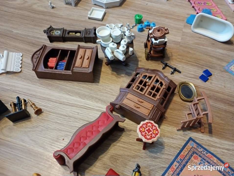 Playmobil zamek domek wiktorianski mebelki Wałbrzych sprzedam