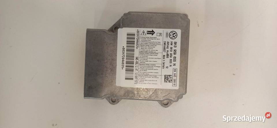 AUDI A5 8T MODUŁ SENSOR AIRBAG 8K0959655N