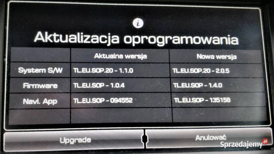 Karta SD nowe mapy Kia Hyundai Compact GEN 2X