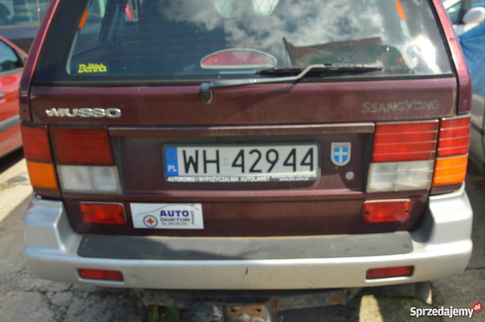sprzedam musso 32 plus lpg Rok produkcji 1996