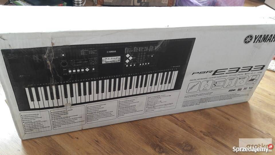 Keyboard Yamaha PSR E 333 Instrumenty klawiszowe i MIDI kujawsko-pomorskie Bydgoszcz