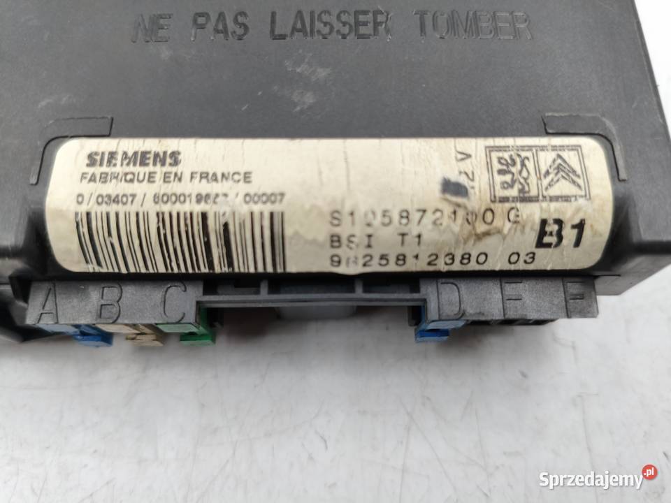 Sterownik Silnika Peugeot 206 11 HFZ 9639907780 Wyszków