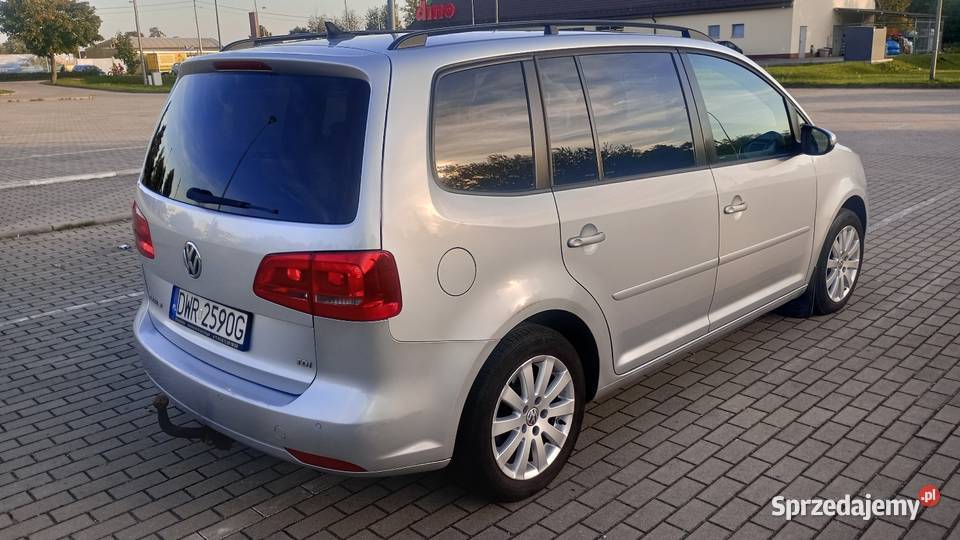 VW Touran automatyczna skrzynia 7 biegowa DSG srebrny opolskie Paczków