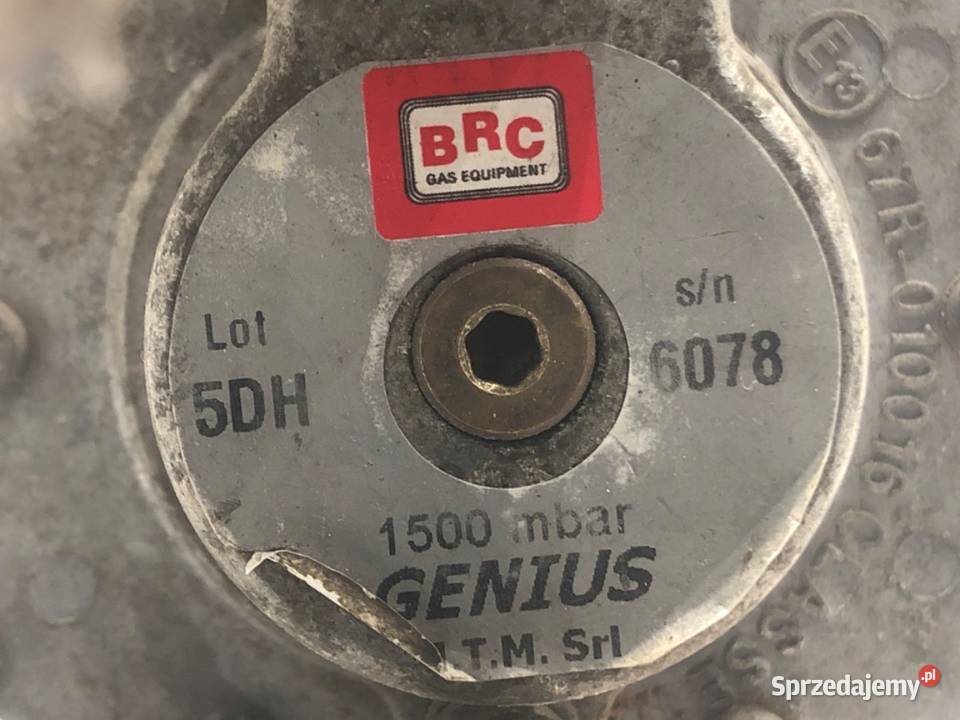REDUKTOR DO GAZU LPG BRC GENIUS 1500 PAROWNIK osobowe Elementy instalacji LPG sprzedam