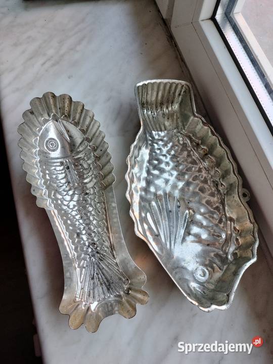 Dwie blaszki do pieczenia w kształcie ryb zachodniopomorskie Choszczno