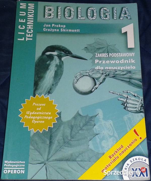 Biologia 1 Przewodnik nauczyciela Jan Prokop Chełm