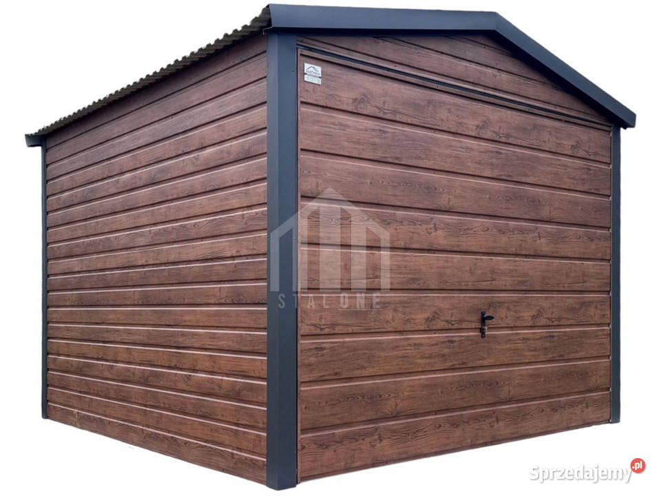 Garaż blaszany 3x3m brama uchylna drewnopodobny Toruń sprzedam