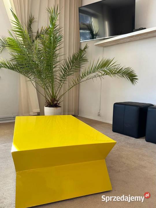 Stolik kawowy żółty Zielonki