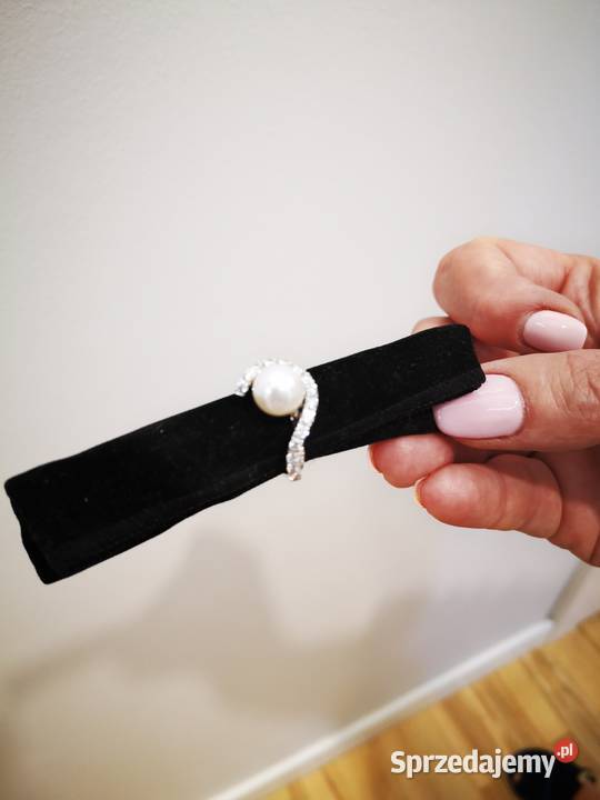 BRYLANTY zestaw złoty pierścionek kolczyki z Warszawa