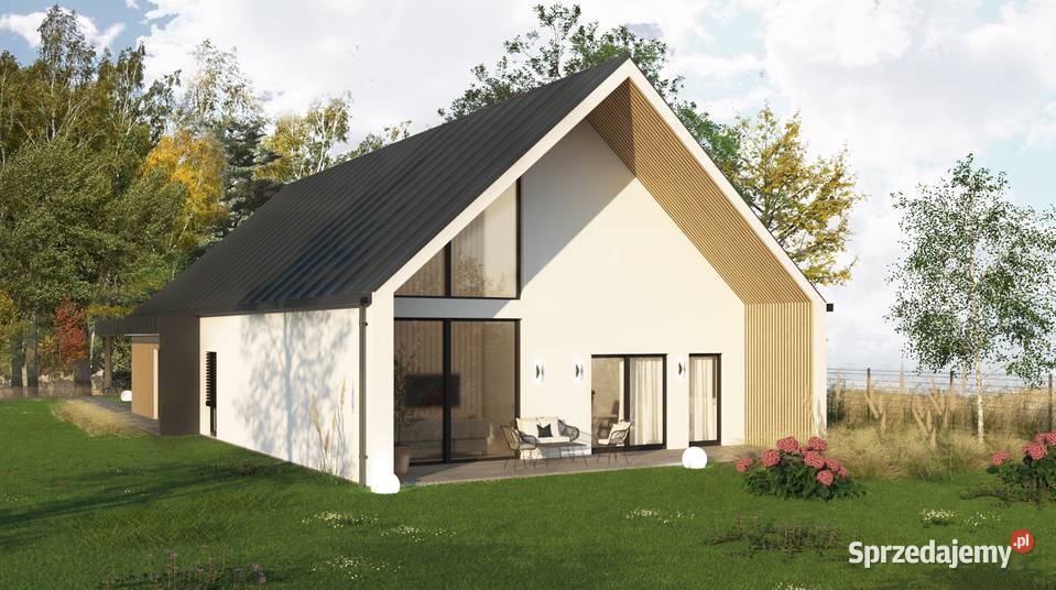 Nowoczesny energoszczędny dom jednorodziny 140m2 wielkopolskie Topola Wielka sprzedam