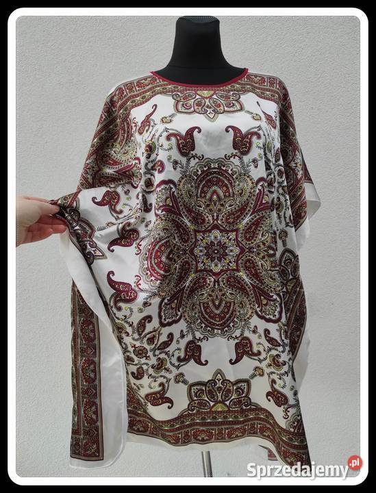 Sukienka wzorzysta tunika luźna oversize 42 XL i Spódnice i sukienki Moda i Styl mazowieckie Płock
