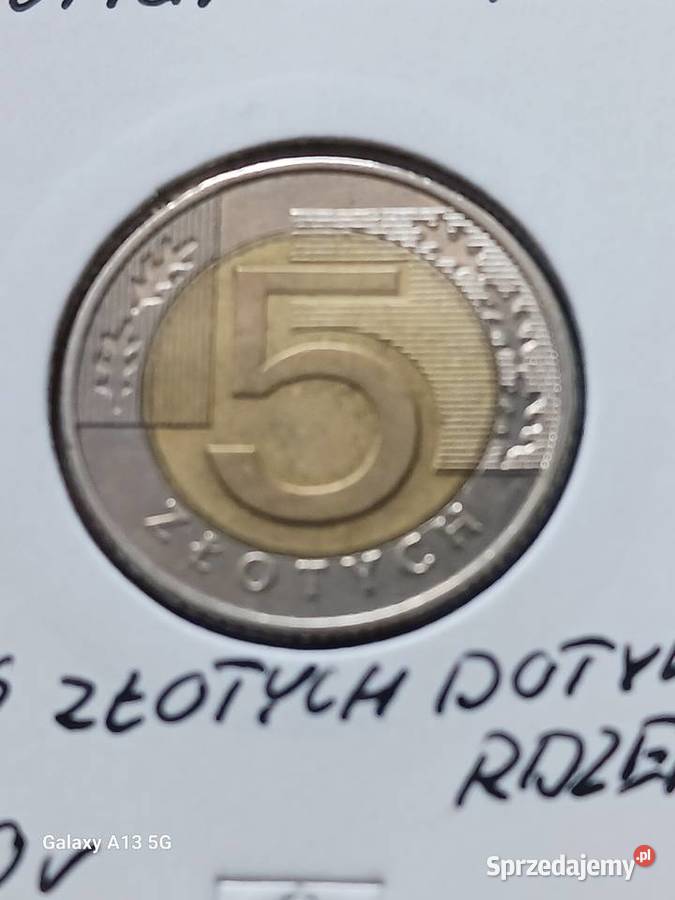 5 Złotych 2010 r DESTRUKTnapis dotyka rdzenia Numizmatyka wielkopolskie