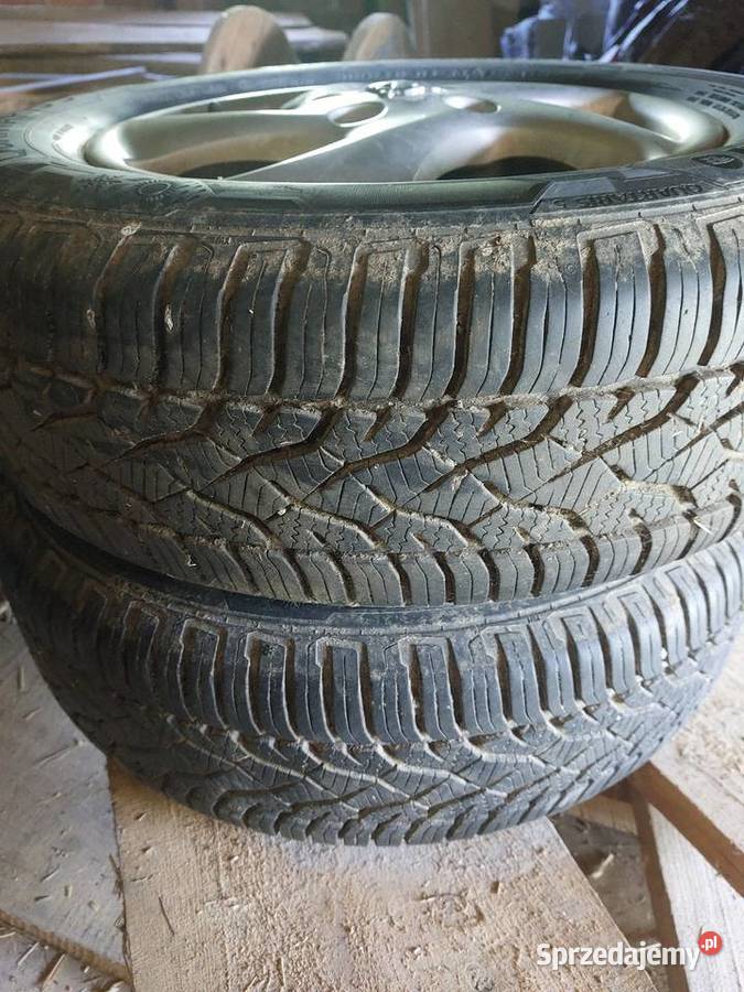 Akufelgi z oponami peugeot aluminiowe Opony i felgi Natalin sprzedam