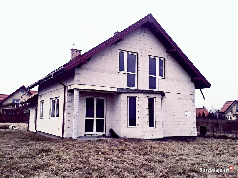Dom w surowym zamkniętym Piaseczno Zgorzała stan surowy zamknięty Zgorzała