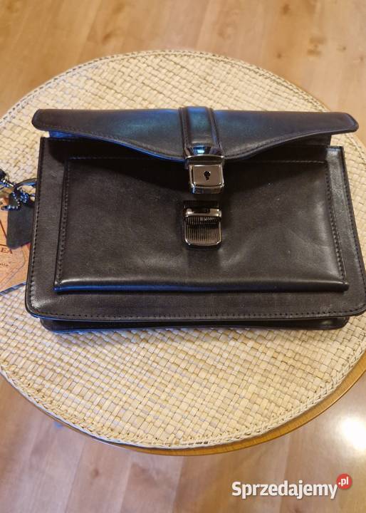 SASZETKA męska ANDREA z naturalnej skóry Galanteria i dodatki Lublin