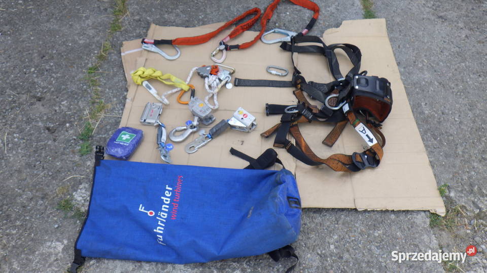 Uprząż Zestaw Sprzęt wspinaczkowy Komplet Dębica