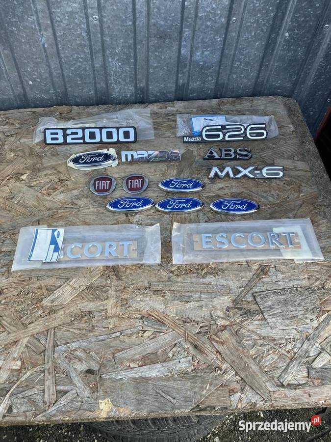 Znaczek emblemat Fiat Ford Mazda Kłodzko