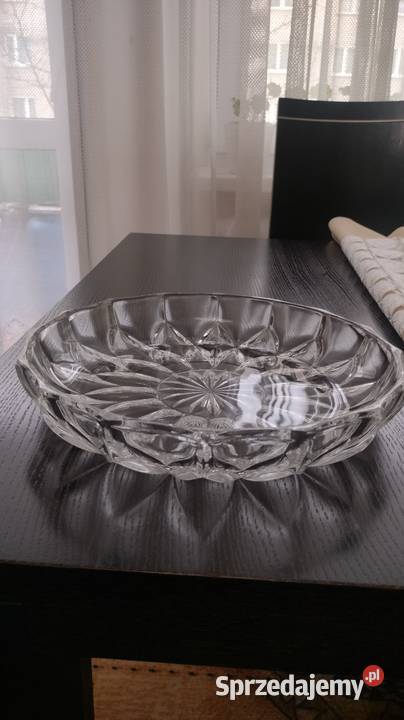 Patera Misa kryształowa szlif gwiaździsty Żyrardów