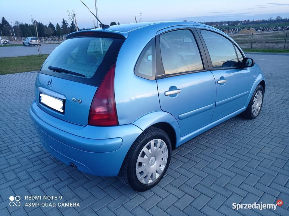 Citroen C3 Exclusive 14 Benzyna Klimatyzacja nieuszkodzony Świdnik