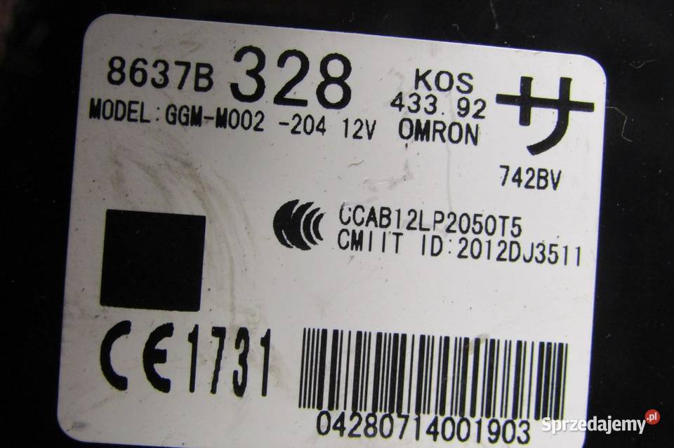 MODUŁ STEROWNIK ZAMKA MITSUBISHI OUTLANDER III sprzedam