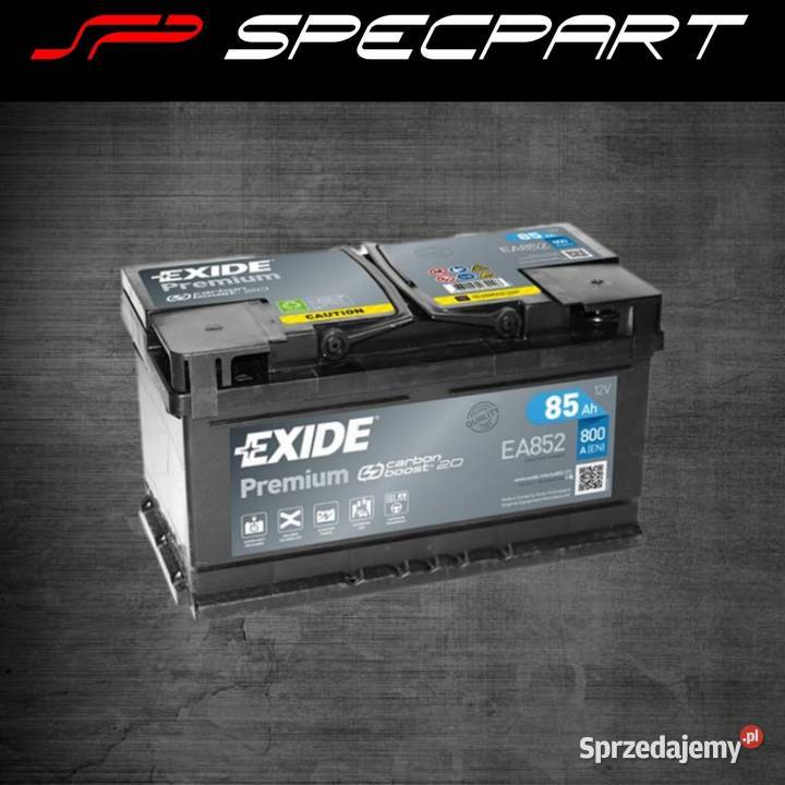 Akumulator Exide Premium 85Ah 800A PRAWY PLUS