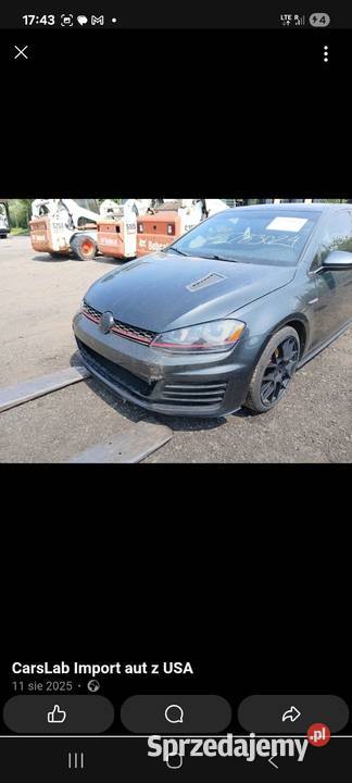 Golf VII GTI R maska z wlotami powietrza świętokrzyskie Busko-Zdrój