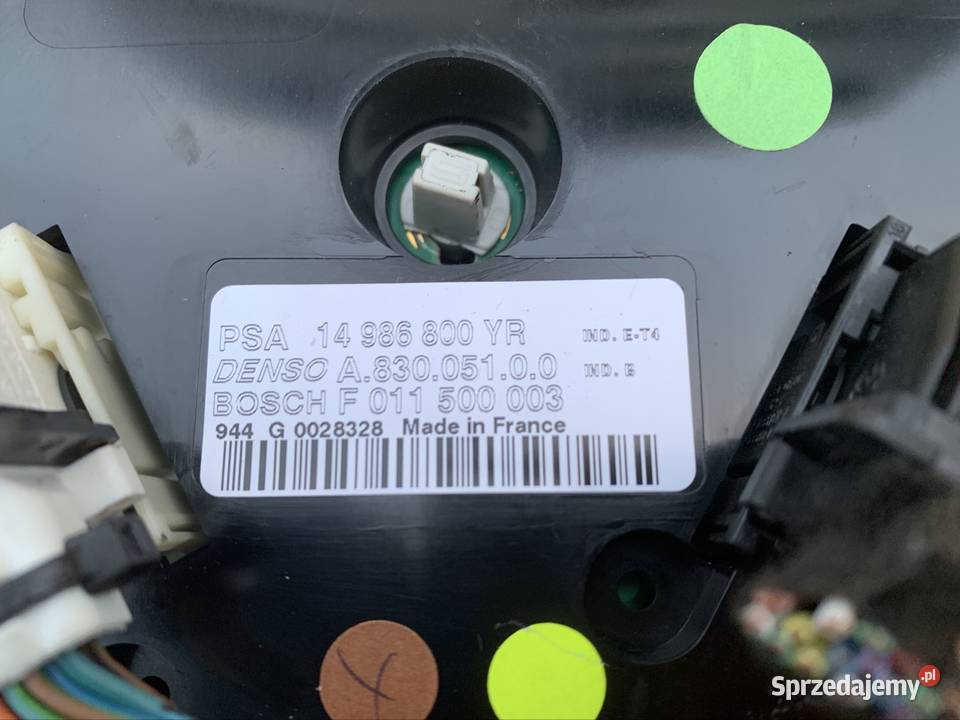 14986800YR panel nawiewu klimatyzacji peugeot Rok produkcji 2006 Szczecin