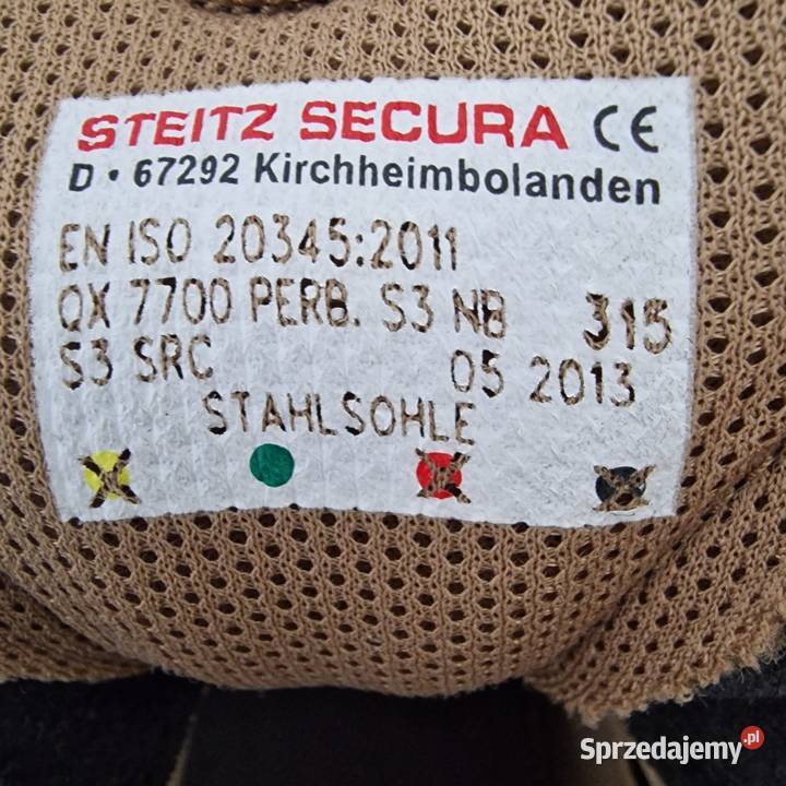 Obuwie robocze Steitz Secura r48 Zielona Góra