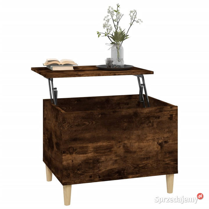 Stolik kawowy przydymiony dąb 60x445x45 WM819569 sprzedam