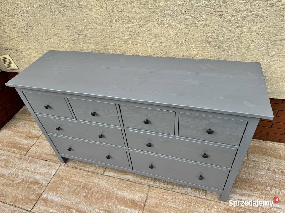 Komoda drewniana Ikea Hemnes szuflady duża Sulbiny