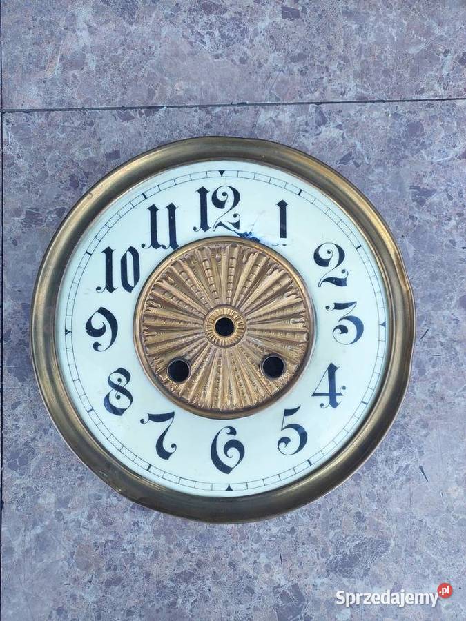 687 Tarcza starego zegara tzw porcelanka Antyki Antyki Tczew sprzedam