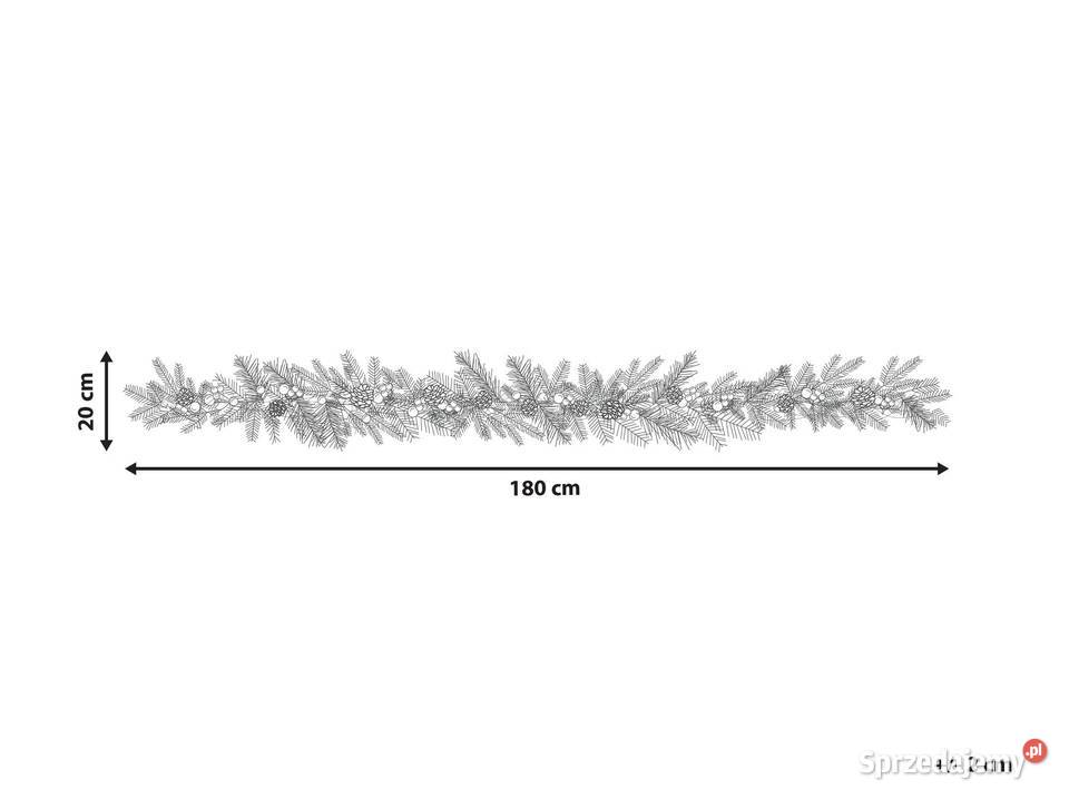 Świąteczna girlanda LED 180 dolnośląskie Świdnica sprzedam