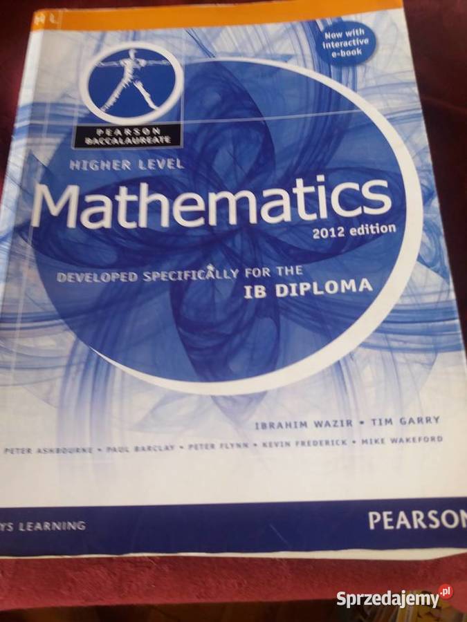 Podręcznik Mathematics IB Diploma 2012 sdition Kielce