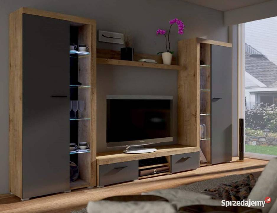 Duża Meblościanka Meble do salonu pokoju rtv pomorskie Gdańsk
