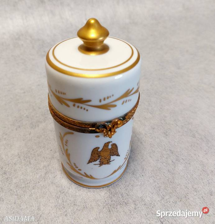 LIMOGES Napoleon Puzdro Słoiczek kosmetyczny Dobrzany